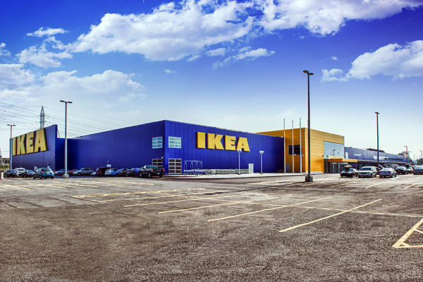 Un bâtiment éconergétique pour IKEA