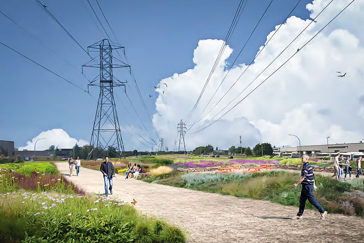 Le plan directeur du corridor de biodiversité de Saint-Laurent remporte un prix national de design urbain - Image : Arrondissement de Saint-Laurent