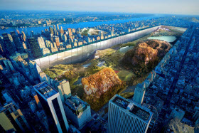 Une vision inusitée de Central Park par les lauréats. Crédit - eVolo Magazine