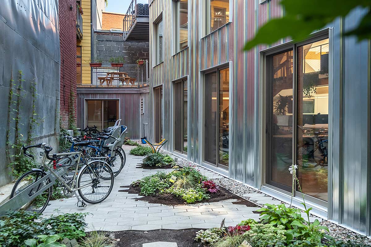 Les bureaux de la firme d’architecture Rayside Labossière sont certifiés Living Building Challenge. Photo : Rayside Labossière