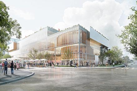 La construction du futur centre culturel à Laval s’amorce. Crédit : Ville de Laval