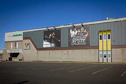 Les travaux s’inscrivent plus largement dans un projet de décarbonation des bâtiments municipaux de la Ville. Crédit : Ville de Victoriaville