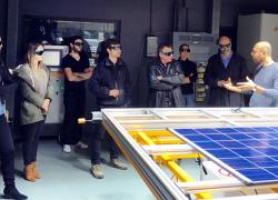 Vol au-dessus du simulateur solaire et de la chambre climatique de Concordia