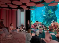 L'aquarium de Montréal sera alimenté par la boucle d'énergie de Royalmount. Crédit : Groupe Écorécréo