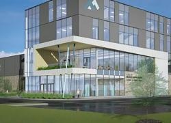 Le nouveau campus du Cégep Beauce-Appalaches, à Sainte-Marie, ouvrira ses portes à l’automne 2020 - Image : Les architectes Odette Roy et Isabelle Jacques