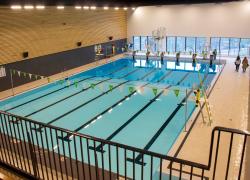 Le nouveau bassin aquatique écoénergétique du Centre de l’activité physique du Cégep de Sherbrooke a ouvert ses portes. Crédit : Cégep de Sherbrooke