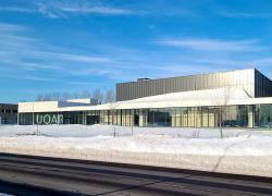 Un nouveau centre sportif écoresponsable pour l’UQAR à Lévis. Photo : UQAR