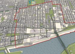 Le Programme particulier d’urbanisme (PPU) des Faubourgs, à Montréal, fera l’objet d’une consultation à compter du 9 septembre prochain. Image : OCPM