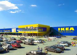 La construction du nouveau magasin IKEA de Québec