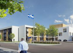 La nouvelle Maison des aînés du secteur Masson-Angers, à Gatineau, sera réalisée dans une perspective de développement durable. Crédit : LRAA+ACSL | PROVENCHER_Roy_BBL