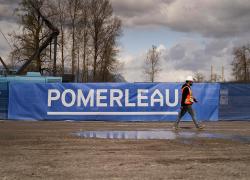 Pomerleau est maintenant certifié par la norme ISO 14001:2015. Photo : Pomerleau