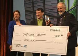Conteneur Recycle mérite le Prix RECYC-QUÉBEC Vision Innovation 2017