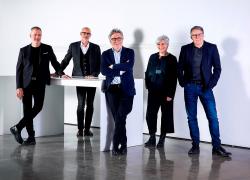 De gauche à droite : Roch Cayouette, Benoit Laforest, Claude Provencher, Sonia Gagné et Claude Bourbeau. Photo : Frédérique Ménard-Aubin.
