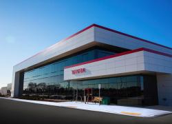 Le centre de distribution de l’Est du Canada de Toyota Canada. Photo : Toyota Canada