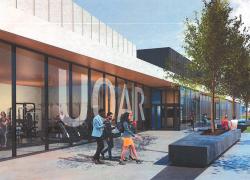 Le centre sportif de l’UQAR à Lévis sera le fruit d’un design écoresponsable. Image : ABCP Robitaille Larouche Déry architectes en consortium