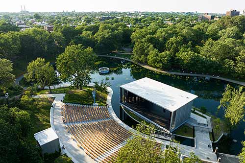 Le théâtre de Verdure. Photo : Adrien Williams